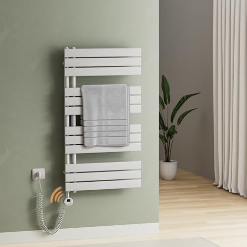 S'AFIELINA Smart WiFi Badheizkörper Elektrisch 1041×600 mm Weiß 600W