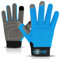 Sicherheitsarbeitshandschuhe Strapazierfähige Gartenhandschuhe für Männer, steckerfest, gepolstert, Handflächenschutz, Touchscreen, atmungsaktiv, mechanischer Baumeister (Blau, XL)