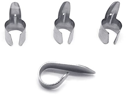 4 Stücke Banjo Picks Einstellbare Metall Finger Daumen Silber Farbe Picks Plektrum Für Fingerstyle Akustische Gitarre Bass Ukulele