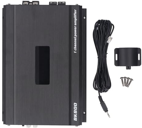 Amplificatore per auto Torvex, amplificatore di mono amplificatore da 1500 W a 1 canale con controllo cablato DC 11-15 V per audio subwoofer per veicoli
