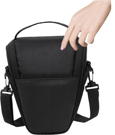 VERDANVERSE Borsa per Fotocamera Piccola Tracolla, Custodia Protettiva Resistente Scomparti Versatili, Zaino per Macchina Fotografica Adatto a Fotografi e Appassionati di Viaggi All'aperto