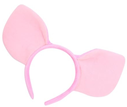 MAJORMENCH Niedlicher Schweineohren Haarreif aus Stoff und Plastik für Dekorativer Kopfschmuck und Foto Requisiten für Cosplay und Performance Partys