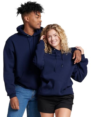 Russell Athletic Men's Dri-Power Hooded Pullover Fleece Sweater, New Navy, Medium