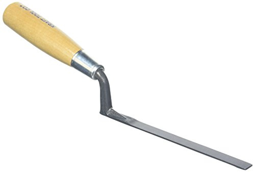 Kraft Tool BL763 6-5/8-Inch by 3/8-Inch Caulking Trowel with Wood Handle