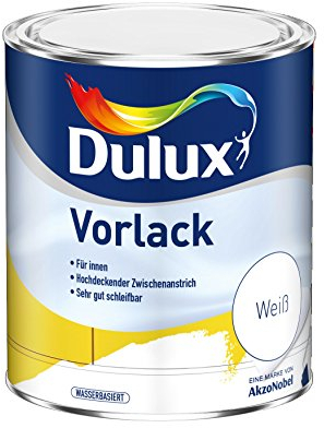 Dulux Vorlack – Der hochdeckende Zwischenanstrich für perfekte Oberflächen - Weiß, 2,5 l