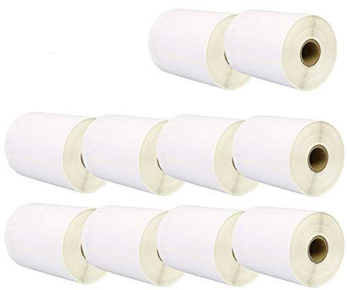 Yellow Yeti 10x S0904980 104 x 159mm Extra Große Versand-Etiketten kompatibel für LabelWriter 4XL | 220 Stück/Rolle