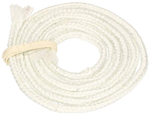 KOTARBAU® Feuerfeste Glasfaser Ofendichtschnur 6 x 6 mm 2m Weiße Kamindichtung Ofendichtung