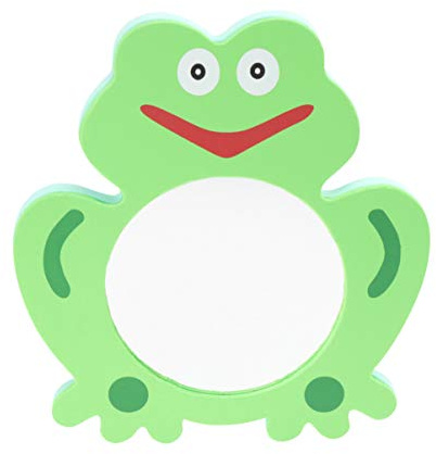 STOBOK Kinder Badespiegel Spielzeug Grüner Frosch Cartoon Design Lernspielzeug Für Badewanne Förderung Hand-Auge-Koordination Und Geistige Entwicklung