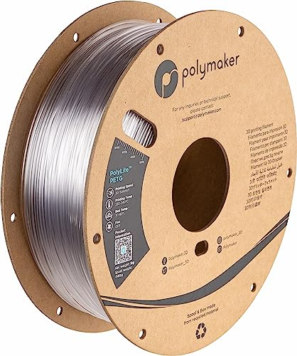 Polymaker PolyLite PETG Transparent - 1,75mm - 1kg