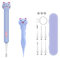 Ohrenschmalz Entferner for Babys, Cartoon Ohrenreiniger for Baby mit 6 Ersatzköpfen, LED Ohrreiniger Nasensauger für Erwachsene Kinder Kleinkinder Ear Cleaner Ear Wax Removal Ohr Reinigung