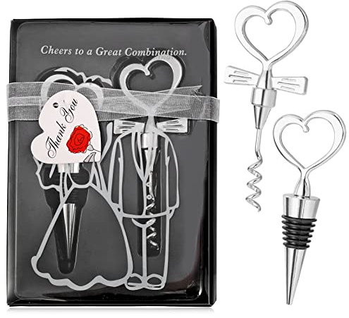 2Pezzi Apribottiglie Divertenti, Tappo per Bottiglia di Vino Rosso, Cavatappi Wine Opener, Bottiglia di Vino Cavatappi Cameriere Bartenders Cavatappi Divertente per Regalo di Matrimonio