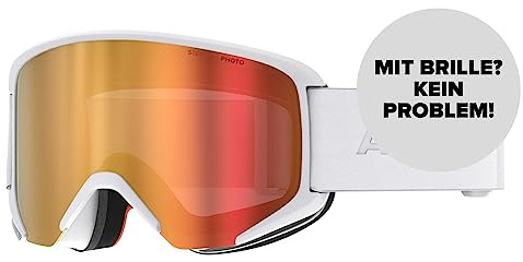 ATOMIC Skibrille Savor Photo I Outdoor-Brille mit 100% UV Schutz I Ski-Brille mit Photochrom-Scheibe I Sport-Brille mit kratzfester Beschichtung I Oversized Snowboardbrille