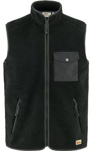 FJALLRAVEN 87073-550-030 Vardag Fleece Vest M Sportväst Herr Svart-Mörkgrå Storlek XXL