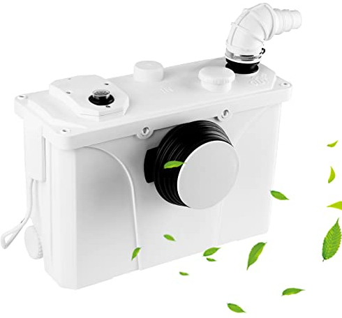 Yakimz 700W Hebeanlage, Schmutzwasserpumpen, Fäkalienpumpe, Mehrzweck-Entwässerungswerkzeuge, Haushaltspumpe für Dusche Badewannen Waschbecken Waschmaschine Spülmaschinen mit 4 Eingängen, 190L/min