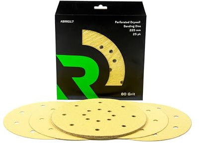 Rikä ABRR021 Drywall Sanding Disc Perforated 225mm 180 Grit 25pk