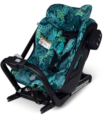 Cosatto Axkid ONE 2 Car Seat - Extended Rear Facing Car Seat Suitable for 61cm-125cm or 23kg Approx 7 Years Old, ADAC Tested, Swedish Plus Tested, R129 ISOFIX Easy Install (Midnight Jungle)