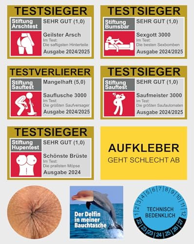 90x Malle Sticker - Sauf Party Sticker Ballermann Spaß - Langlebige JGA Aufkleber für jeden Anlass - Bumsbar, Ballerman, Saufen