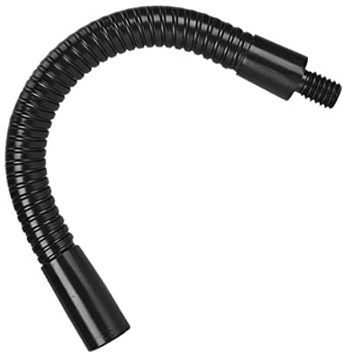 BESTonZON Mikrofonhalterungsverlängerung Ersatzteil aus Legierung in Schwarz Flexibles Design Verlängerungsschlauch Professionell für Mikrofonständer für Mikrofon Stativ