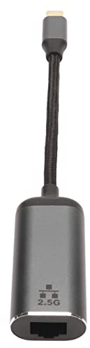 Ejoyous Adattatore Ethernet di Tipo C da 2,5 Gbps, Cavo Intrecciato Convertitore di Rete da USB C a RJ45, Prestazioni Ad Alta velocità per Laptop e Telefono
