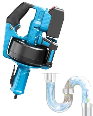 Sturalavandini per Cucina Sturalavandini per Doccia, Sturalavandini Elettrico Senza Fili, Serpentina Flessibile 7m, Attrezzo Idraulico per Bagno E Vasca