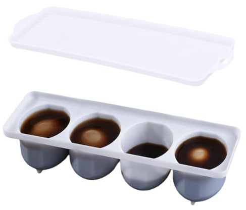 Weichgekochte Eier Box - 24.4cm Eierbehälter Kühlschrank | Einlege Eier Behälter | 4 Fächer Trennablage Erhöhter Boden | PP Lebensmittelqualität Aufbewahrung Küche