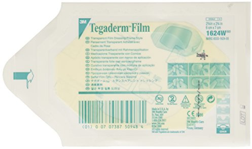 3m Tegaderm Transparent Film Dressing 2.375 x 2.75/Picture Frame Style/Package of 20