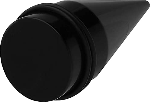 PIERCINGLINE Acryl Dehnstab SCHWARZ Piercing Ohr Expander 20 mm