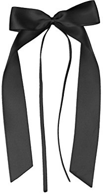 FlexiStore 10 Antennenschleifen schwarz, Deko Schleifen Schwarz, Deko Gothik