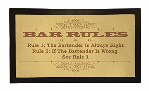 Bang Tidy Clothing Funny Bar Rules Pub Club Cafe Cocktail Beer Mat