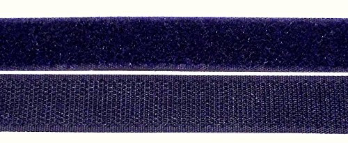 2 m Klettband Haken- und Flauschband 20 mm dunkelblau zum Nähen