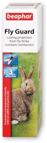 Beaphar - Fly Guard for Small Animals - Vet-Strength Medicine - Treatment & Prevention Of Blow Fly Strike - For Rabbits & Guinea Pigs - Effective for up to 3 Months - Easy-to-Use - 75ml Spray