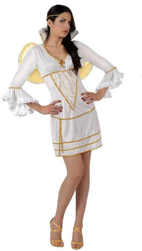 Atosa - Disfraz de ángel para mujer, talla 34-36 (8422259105602)