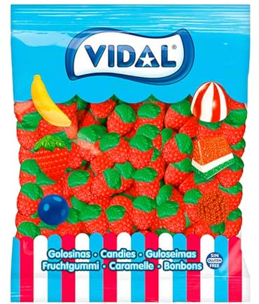 Vidal - Fraises des bois - Bonbon Gélifié - 1000 grammes
