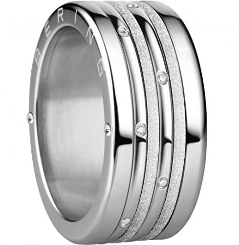 BERING Schmuck Damen Ring Set Kombinationsring Arctic Symphony Collection asc240, Größe:8