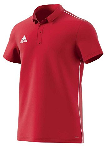 Adidas Herren Poloshirt Core 18, Power Red/White, XS, CV3591