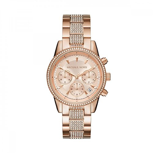 Michael Kors - Montre à Quartz en Acier Inoxydable pour Femme MK6485