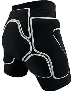 Snowboard Impact Shorts, gepolsterte Schutzshorts für Basketball, Radfahren, Reiten, Paintball, Fußball, Volleyball