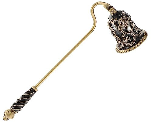 WOFASHPURET Kerzenlöscher Mit Langem Griff Kerzenzubehör Dochte Sicher Löschen Wachsspritzer Vermeiden Vintage-dekoration Praktisches Kerzenwerkzeug Geschenk Für Kerzenliebhaber