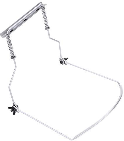 Mundharmonika-Halshalter, Langlebiges, Verstellbares 10-Loch-Mundharmonika-Halshalter-Rack-Stützzubehör aus Metall