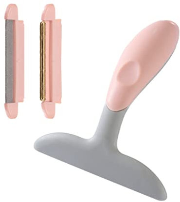 Samnuerly Mini quitapelusas portátil para Ropa, afeitadora de Tela para Abrigos de Lana, alfombras, removedor de Mascotas, Cepillo de Limpieza, Rodillo de Lana (Color: Estilo Blanco) (Roze)
