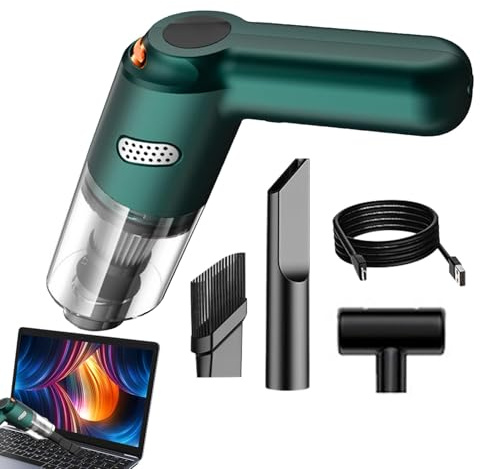 Aspirateur portable sans fil, aspirateur de voiture sans fil | aspirateur portable de canapé 120 W, plumeau rechargeable par USB, aspirateur léger pour voiture, maison, animaux do