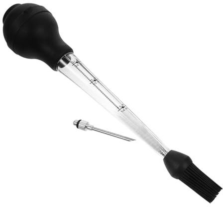 OFFSCH Seasoning Tube for Grilled Meats Cooking Injector Tool Brush for Bbq Practical Meat Injector