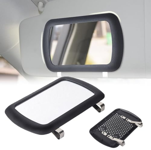 Car Vanity Mirror, For Fit Renault Trafic Crew Cab Auto Sun Visor HD Makeup Mirror, Clip on Rear View Sun Shading Mirror for Women
