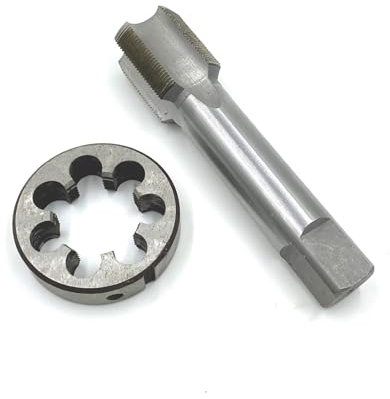 Filiera 1 set M35 x 2 mm 2 maschi HSS for filettatura destra for lavorazione di utensili