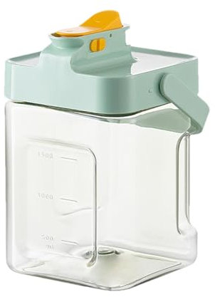 Refrigerator Juice Pitcher, Portable Cold Water Kettle, Faucet Drink Container, Leak-Proof Sealing, Easy Pour Spout, 2L Capacity, Ideal for Tea, Juice, Soda, Milk, and Coffee Storage