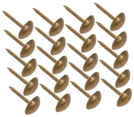 NUOBESTY 100pezzi Chiodi Decorativi in Stile Antico Classico Chiodi Piatti in in Ferro Per Appendere Decorativi Per Interni Vite Per Mobili Accessori Per Ferramenta