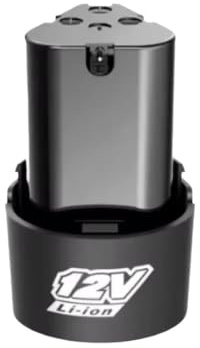 Batería de Litio Recargable Universal de 12 V y 4000 mAh for Destornillador eléctrico, Taladro eléctrico, Mini Amoladora Angular y Herramientas eléctricas.(2.0Ah 1p)