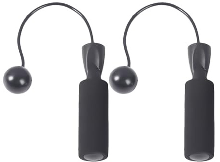 Corde à sauter sans fil, corde à sauter lestée – Balle rotative à 360 degrés, équipement d'entraînement à domicile, accessoires de gym pour entraînement cardio, intérieur et extérieur