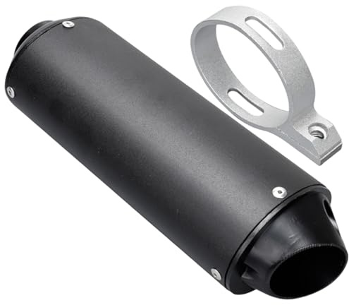 Pot d'échappement de, trou de montage 28 mm, silencieux avec clip en métal, joint et vis, pour VTT 4 roues chinois Dirt Pit Bike |.Accessoires