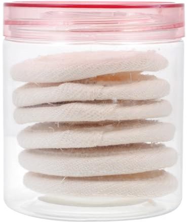 GARVALON Luffa Pads Gesichtsreinigung Satz 65cm Natürliche Peeling Schwämme aus Luffa für Make Up Entfernung Porenreinigung und Sanfte Pflege Wiederverwendbar für Hauttypen Inkl